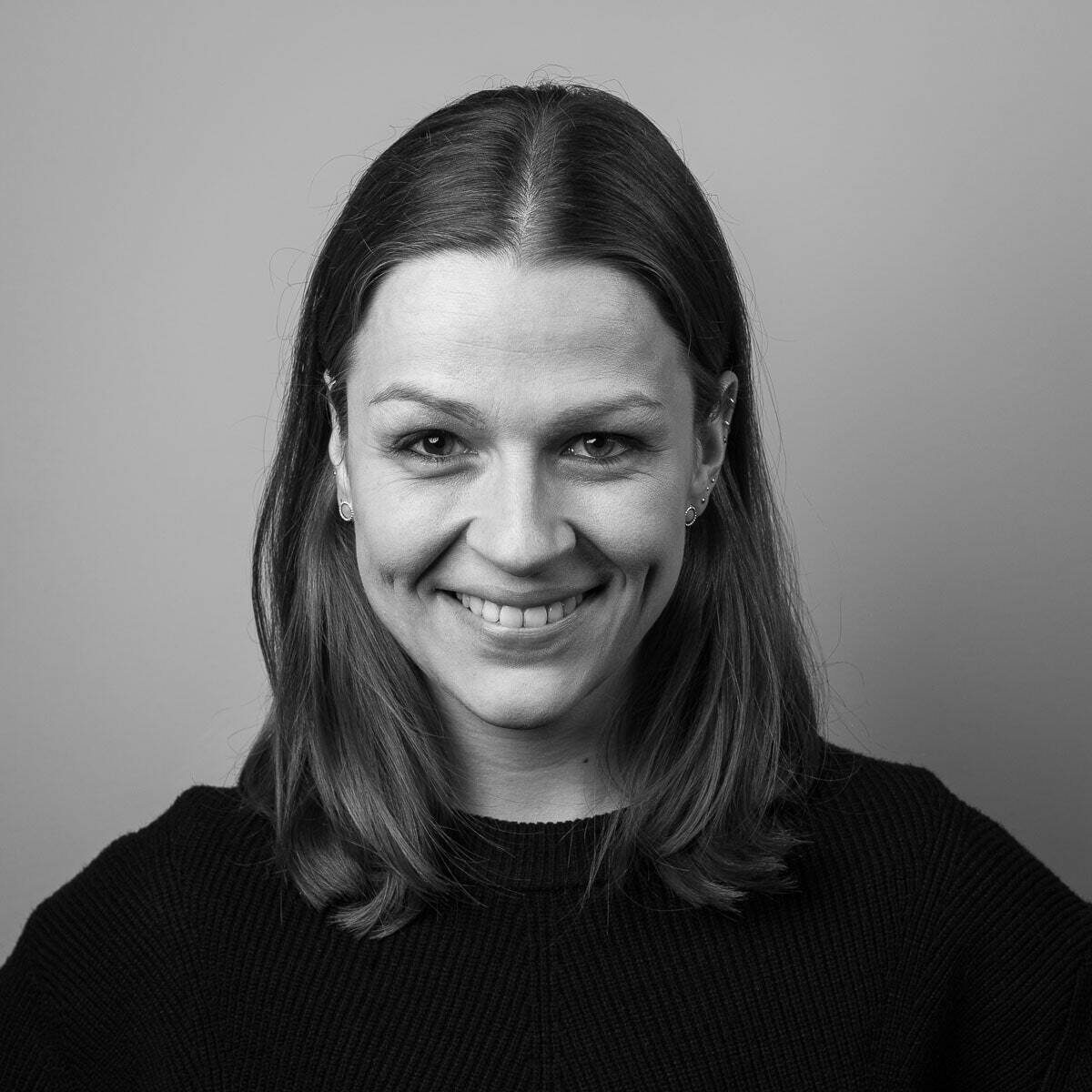 Texanerin Andrea Engel schwarz-weiß