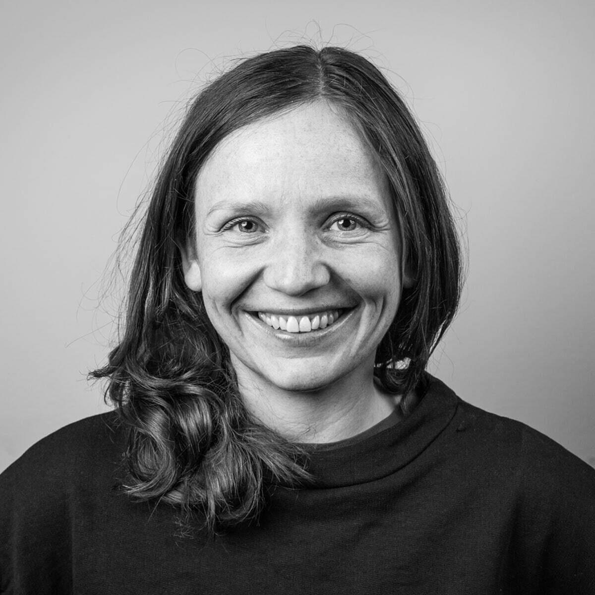 Texanerin Nina Moenich schwarz-weiß