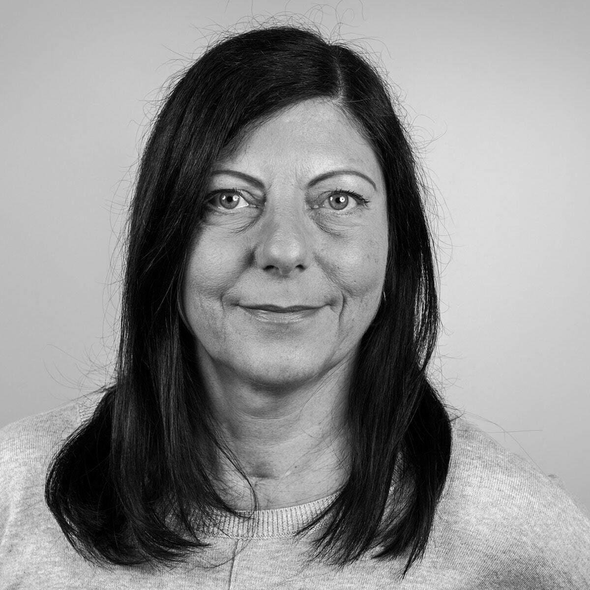 Texanerin Regina Karl schwarz-weiß