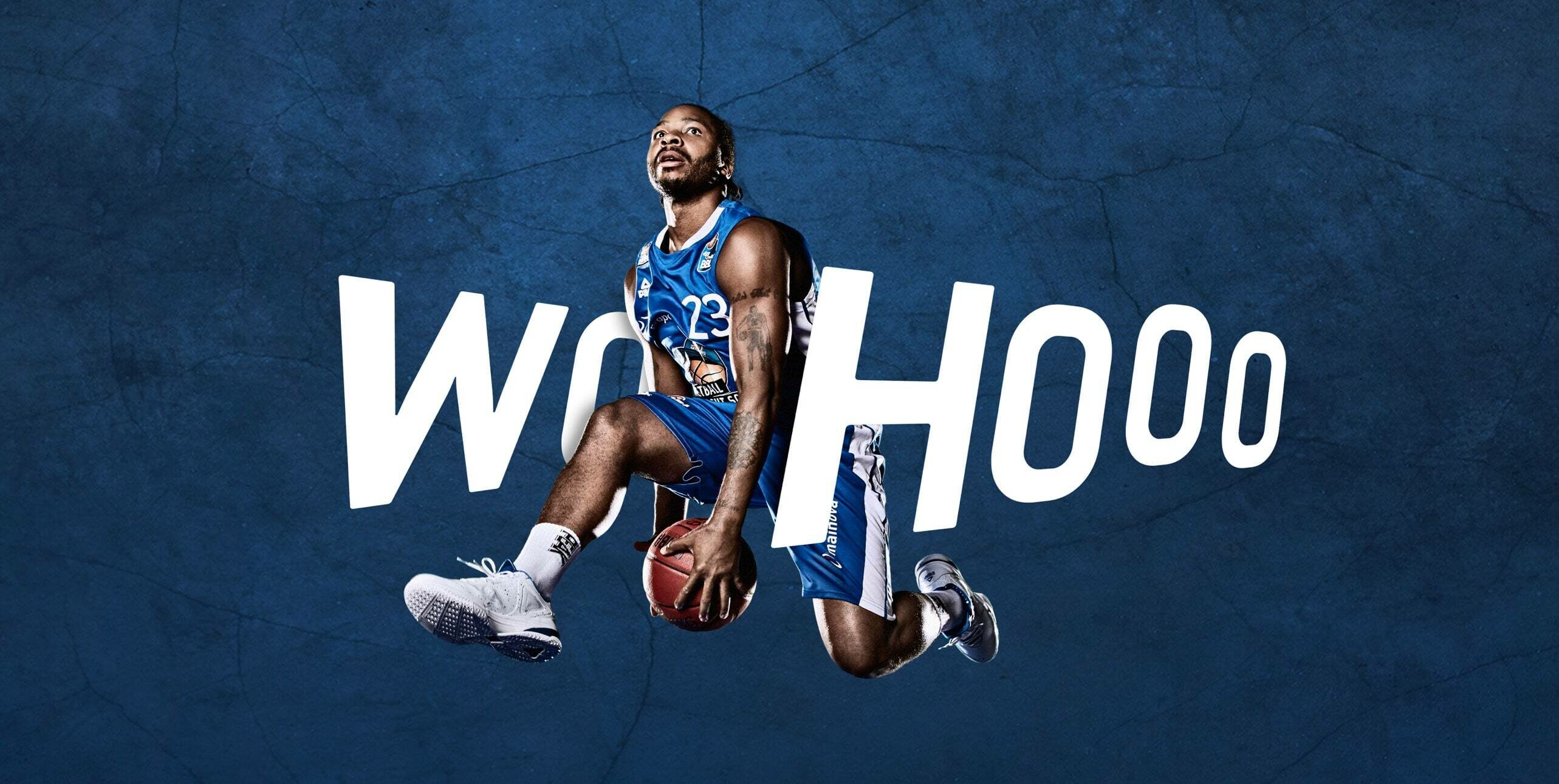 Fraport Skyliners : Schriftzug Wohoo